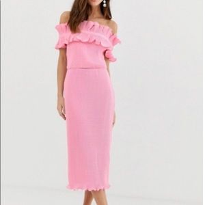 Keepsake Pink Knee-Length Dress